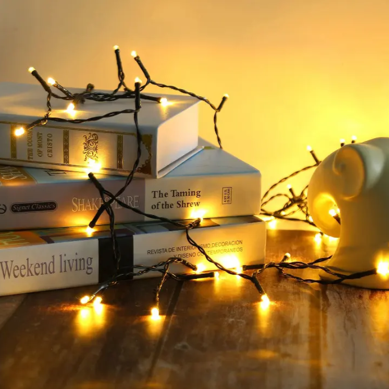 Luces Solares Navideñas de 20 Metros y 170 Luces Led🎄(Amarillas y Multicolor)