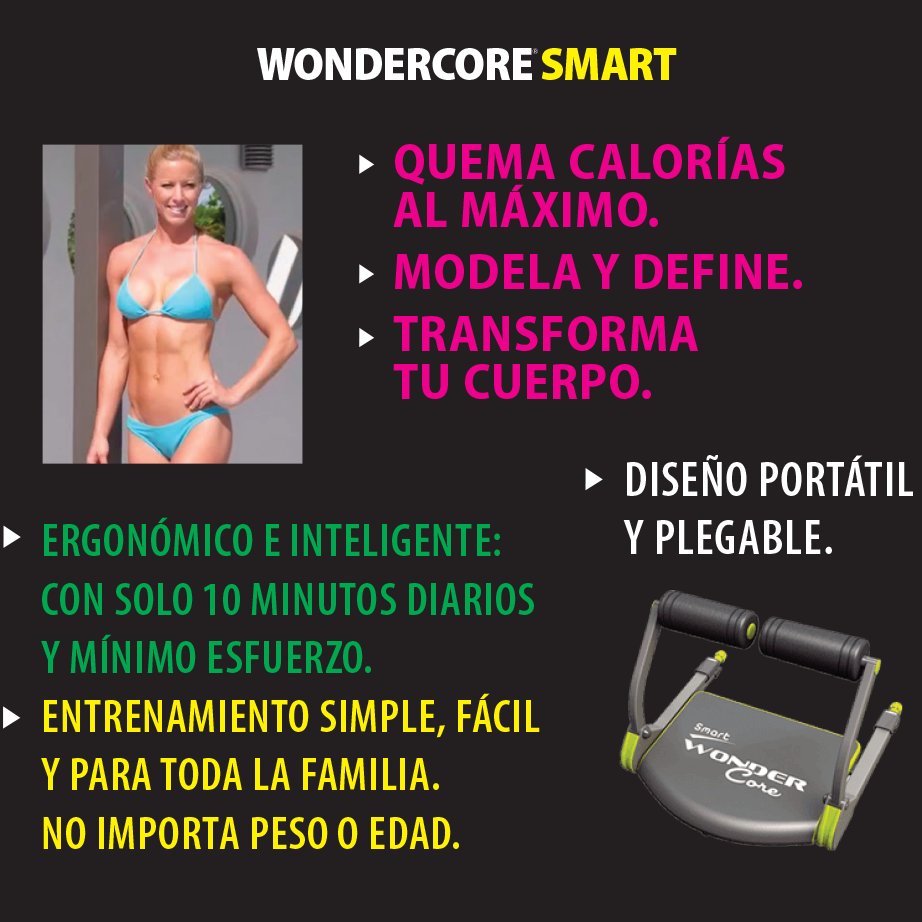 WonderCore Smart Máquina Entrenamiento 6 en 1 💪🎁